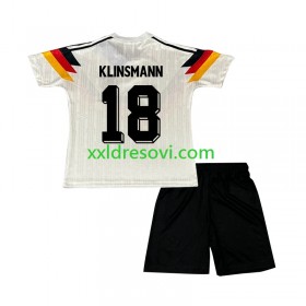 Njemačka Klinsmann 18 Retro Domaći Dječji Nogometni Dres 1990